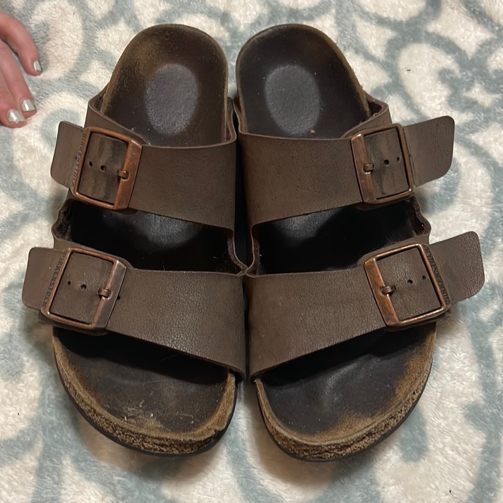 Well used Birkenstocks.